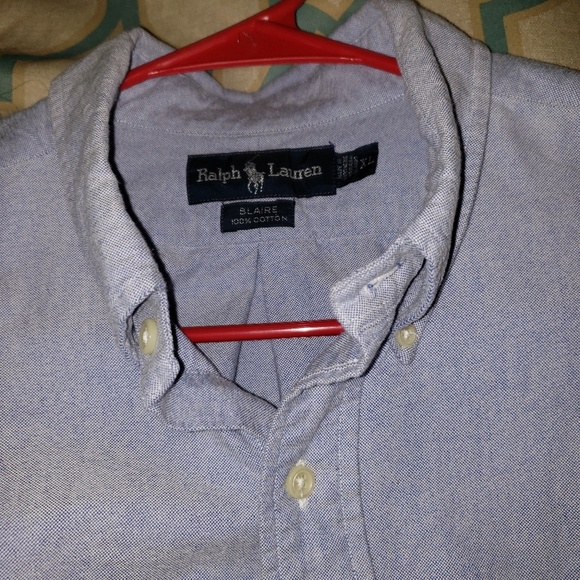 Men's Ralph Lauren Polo Bear Button Down - Picture 3 of 4